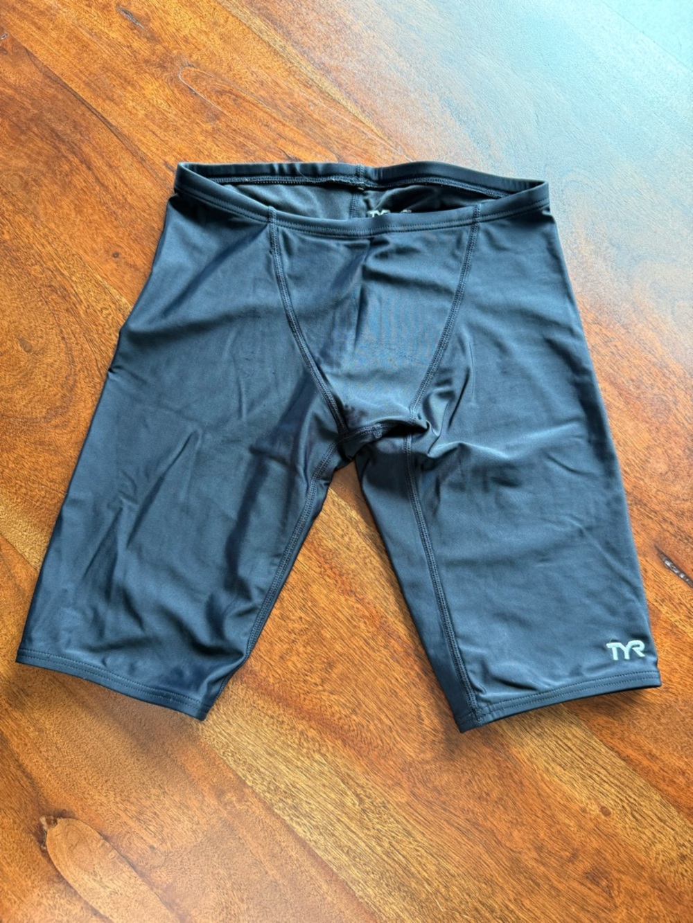 TYR Durafast Black Competitive Jammer Swim Shorts